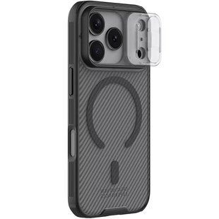 Карбонова накладка Nillkin CamShield Pro Magnetic для Apple iPhone 17 Pro Max (6.9") Transparent black