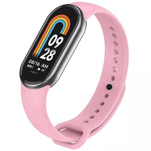 Силиконовый ремешок для Xiaomi Mi Band 8 Розовый / Light pink