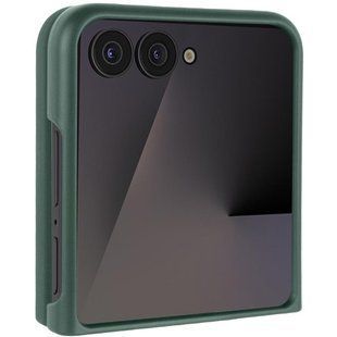 Чехол Foldables Silicone Cover Lakshmi (AAA) для Motorola Razr 50 Ultra Зеленый / Cyprus Green