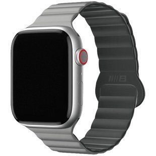 Уценка Ремешок BlueO Magnetic Silicone для Apple Watch 42(ser.1-3)/44/45/46/49mm Мятая упаковка / Grey