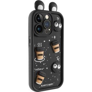 Чохол TPU Toys Case with Ears для Apple iPhone 12 Pro Max (6.7") Black