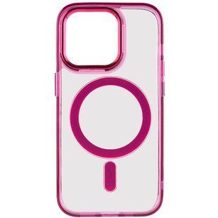 Чохол TPU Iris with MagSafe для Apple iPhone 14 Pro (6.1") Бордовий