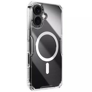 TPU чехол Nillkin Nature Pro Magnetic для Apple iPhone 16 Plus (6.7") Бесцветный (прозрачный)