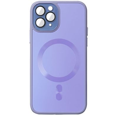 Чехол TPU+Glass Sapphire Midnight with Magnetic Fit для Apple iPhone 13 Pro Max (6.7") Сиреневый / Dasheen