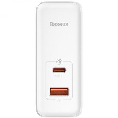 СЗУ Baseus GaN5 Pro Type-C+USB 100W EU (CCGP09020) Белый
