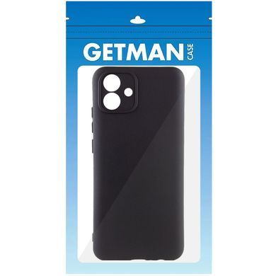 Чохол TPU GETMAN Liquid Silk Full Camera для Samsung Galaxy A07 Чорний / Black