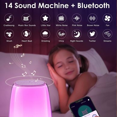 Уцінка Нічник Kids Dream H03 with Bluetooth and APP 3000 mAh Пошкоджена упаковка / White