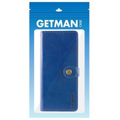 Кожаный чехол-книжка GETMAN Gallant (PU) для Samsung Galaxy A55 Синий