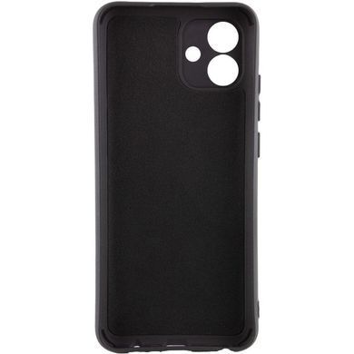 Чохол TPU GETMAN Liquid Silk Full Camera для Samsung Galaxy A07 Чорний / Black