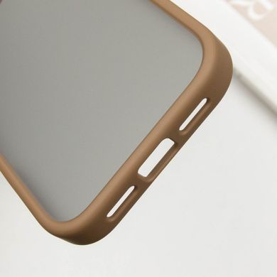 TPU+PC чохол Metal Buttons для Apple iPhone 16 Pro (6.3") Золотий / Gold