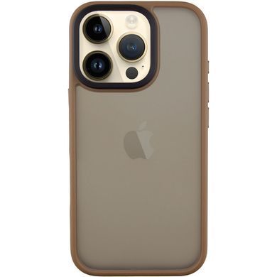 TPU+PC чохол Metal Buttons для Apple iPhone 16 Pro (6.3") Золотий / Gold