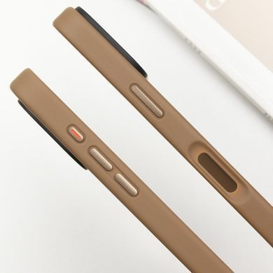 TPU+PC чохол Metal Buttons для Apple iPhone 16 Pro (6.3") Золотий / Gold
