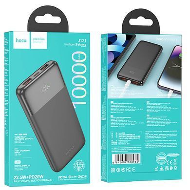 Портативний ЗП Power Bank Hoco J121 Fast 22.5W+PD20W 10000 mAh Black