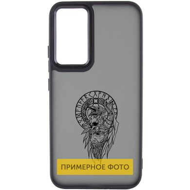 Накладка Oprint Скандинавія Black для Xiaomi Poco F5 Pro Black / Воїн