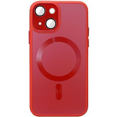 Чохол TPU+Glass Sapphire Midnight with Magnetic Fit для Apple iPhone 15 Plus (6.7") Червоний / Red