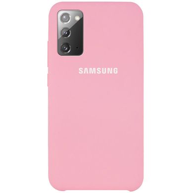 Уцінка Чохол Silicone Cover (AAA) для Samsung Galaxy Note 20 Естетичний дефект / Рожевий / Light pink