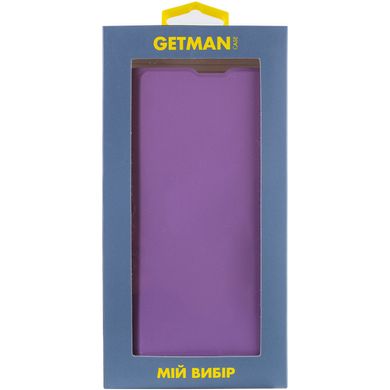 Кожаный чехол книжка GETMAN Elegant (PU) для Samsung Galaxy A24 4G Сиреневый