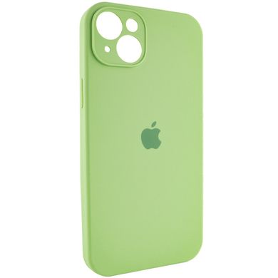 Чохол Silicone Case Full Camera Protective (AA) для Apple iPhone 14 (6.1") М'ятний / Mint