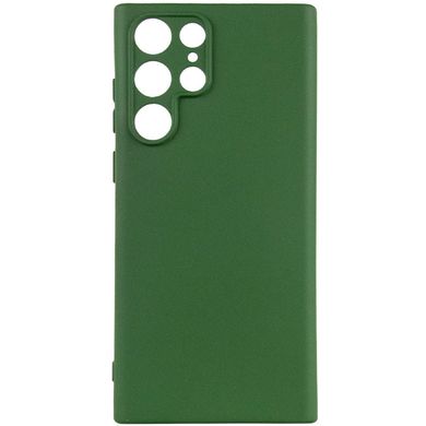 Чохол Silicone Cover Lakshmi Full Camera (A) для Samsung Galaxy S24 Ultra Зелений / Dark green