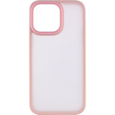 TPU+PC чехол Metal Buttons для Apple iPhone 13 Pro (6.1") Розовый