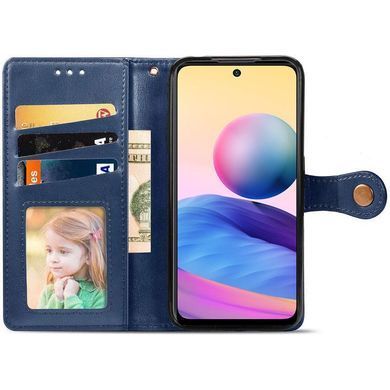 Кожаный чехол-книжка GETMAN Gallant (PU) для Samsung Galaxy A55 Синий