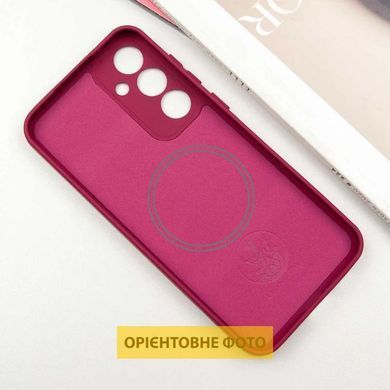 Чехол Silicone Cover Lakshmi Full Camera (AA) with MagFit для Samsung Galaxy S25 Edge Красный / Rose Red