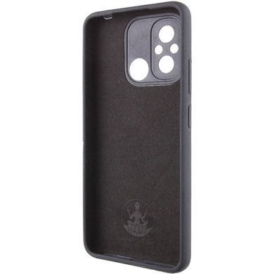 Чехол Silicone Cover Lakshmi Full Camera (AAA) для Xiaomi Redmi 12C Черный / Black