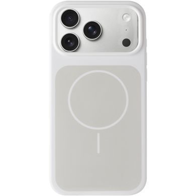 Чохол Silk Duo Color (AA) NO LOGO with Magnetic Fit для Apple iPhone 17 Pro Max (6.9") White