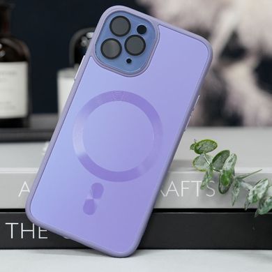 Чехол TPU+Glass Sapphire Midnight with Magnetic Fit для Apple iPhone 13 Pro Max (6.7") Сиреневый / Dasheen