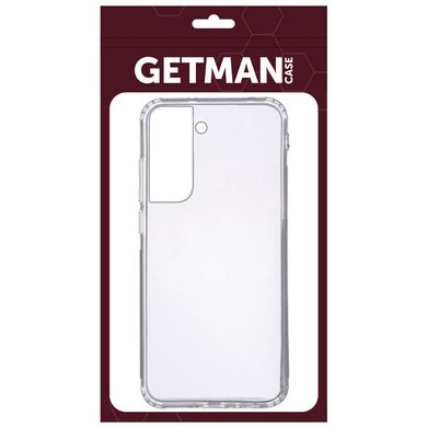 TPU чехол GETMAN Clear 1,0 mm для Samsung Galaxy S21+ Бесцветный (прозрачный)