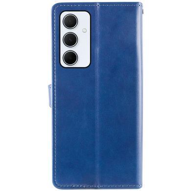 Кожаный чехол-книжка GETMAN Gallant (PU) для Samsung Galaxy A55 Синий