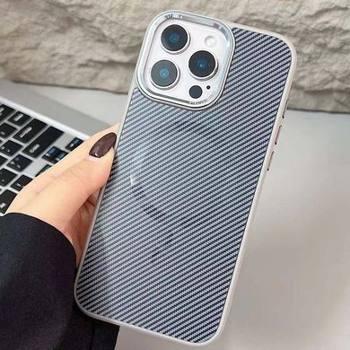 Чехол TPU+PC Carbon Mirage with MagSafe для Apple iPhone 16 Pro Max (6.9") Grey