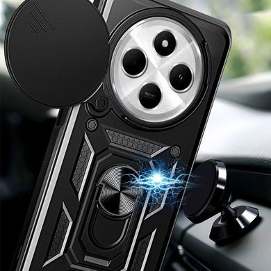 Чохол Ummi Camshield Serge Ring для Xiaomi Redmi 14C / A4 / Poco C75 / M7 5G Чорний / Black