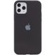 Чехол Silicone Case Full Protective (AA) для Apple iPhone 11 Pro Max (6.5") Черный / Black фото 1
