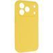 Чехол Silk Full Camera Protective (AA) NO LOGO для Apple iPhone 17 Pro Max (6.9") Желтый / Yellow
