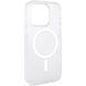 Чехол TPU Ummi transparent with Magnetic Fit для Apple iPhone 15 Pro (6.1") Clear фото 1