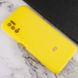 Чехол Silicone Cover Full Camera (AA) для Xiaomi Redmi Note 10 5G / Poco M3 Pro Желтый / Yellow фото 4