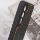 Кожаный чехол Xshield для Samsung Galaxy S21 Черный / Black фото 4