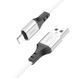 Дата кабель Hoco X86 Spear USB to Lightning (1m) White фото 2