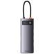 Перехідник HUB Baseus Metal Gleam Series 6-in-1 Multifunctional Type-C (WKWG080013) Gray фото 3