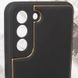 Кожаный чехол Xshield для Samsung Galaxy S21 Черный / Black фото 3