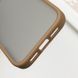 TPU+PC чохол Metal Buttons для Apple iPhone 16 Pro (6.3") Золотий / Gold фото 5