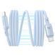 Дата кабель Baseus PicoGo Magnetic Liquid Silicone Type-C to Type-C 240W (1m) (P10376800) Galaxy Blue фото 3