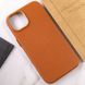 Шкіряний чохол Leather Case (AA) with MagSafe для Apple iPhone 14 Plus (6.7") Brown фото 7