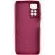 Чохол TPU GETMAN Liquid Silk Full Camera для Xiaomi Redmi Note 11 Pro 4G/5G / 12 Pro 4G Бордовий / Marsala фото 2