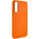 TPU чехол Bonbon Metal Style для Samsung Galaxy S21 FE Оранжевый / Papaya фото 1