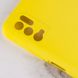 Чехол Silicone Cover Full Camera (AA) для Xiaomi Redmi Note 10 5G / Poco M3 Pro Желтый / Yellow фото 5