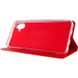 Кожаный чехол книжка GETMAN Elegant (PU) для Samsung Galaxy A04e Красный фото 4