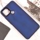 Чехол TPU+PC Lyon Frosted для Oppo A15s / A15 Navy Blue фото 4