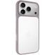 TPU+PC чехол Metal Buttons для Apple iPhone 18 Pro / 17 Pro (6.3") Серый / Grey